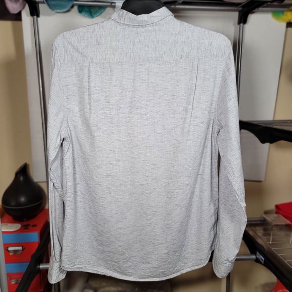 Denim & Flower Ricky Singh LS Full Button Grey - Size Large - Picture 3 of 4